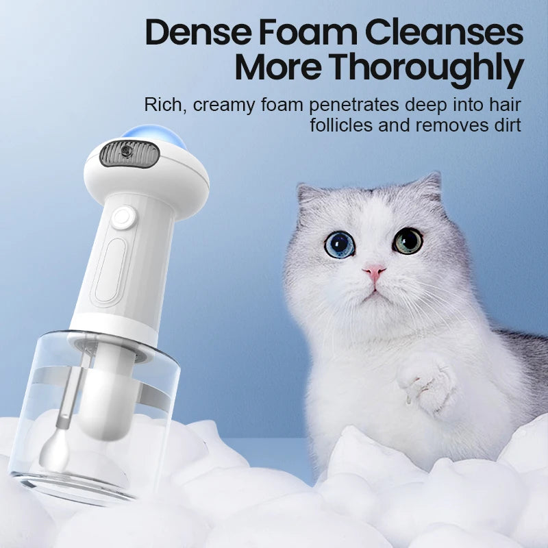 ROJECO Automatic Pet Foam Shampoo Dispenser