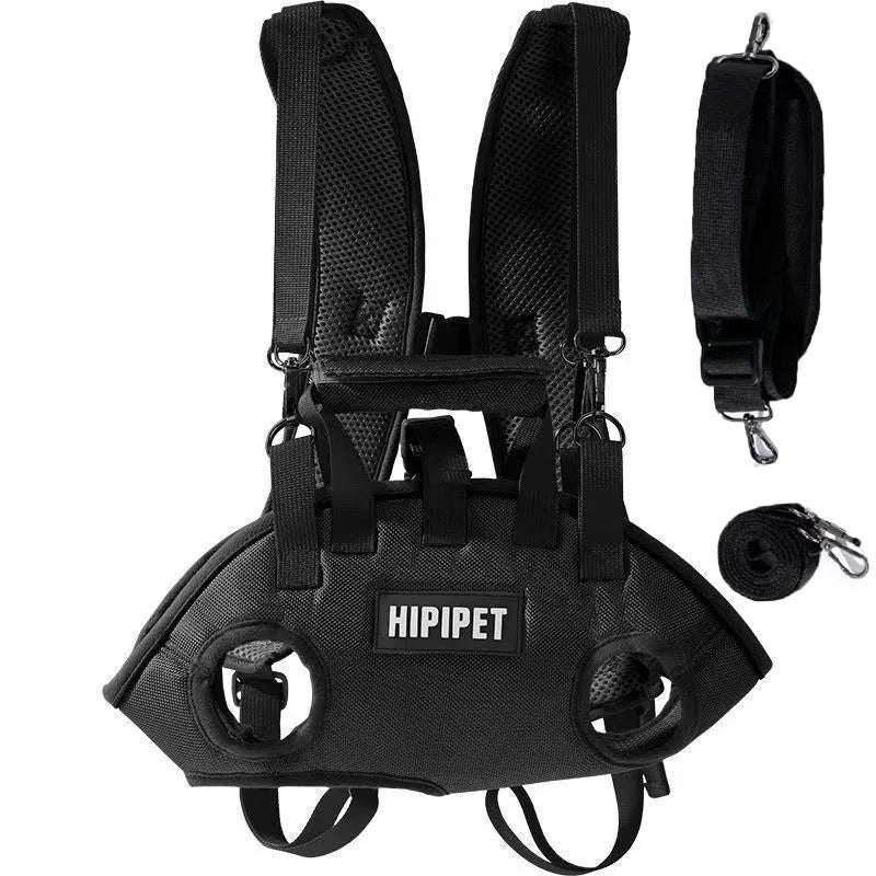 6-in-1 Dog Carrier Backpack — Breathable Canvas Pet Travel Bag for Small & Medium Dogs