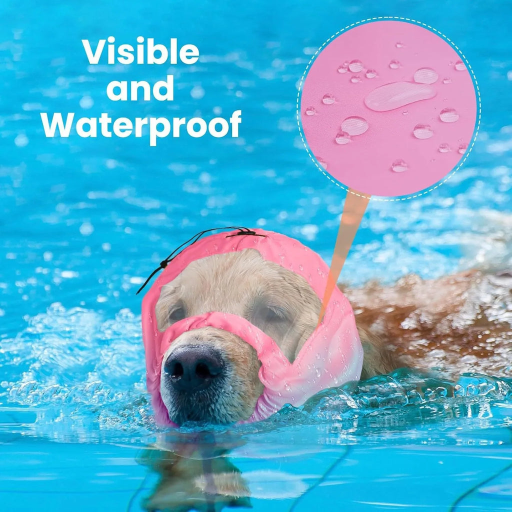 Waterproof Dog Bathing Cap with Ear Protection