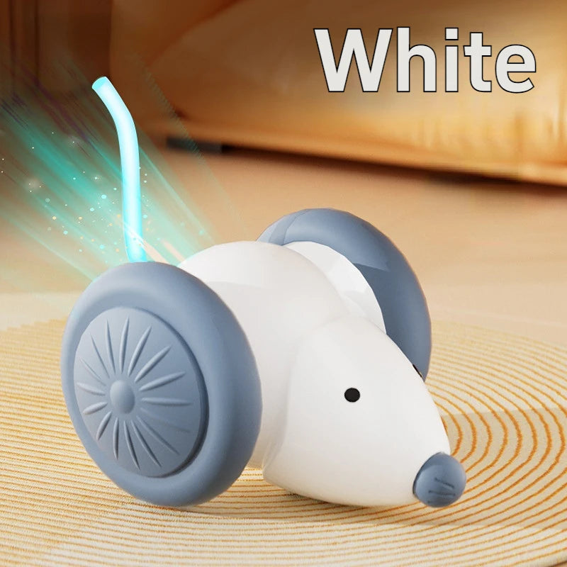 Electric Smart Mouse Toy for Cats – Auto-Moving, Rechargeable & Obstacle-Avoiding