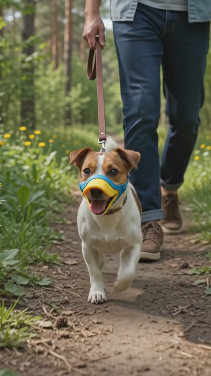 Breathable Dog Muzzle – Anti-Bite & Bark Control
