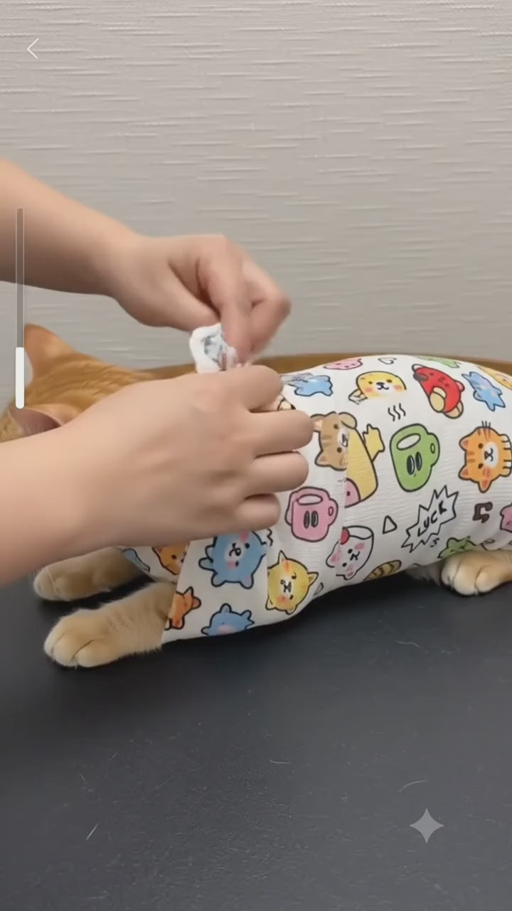 Cat Grooming Restraint Wrap – Anti-Scratch Burrito Swaddle